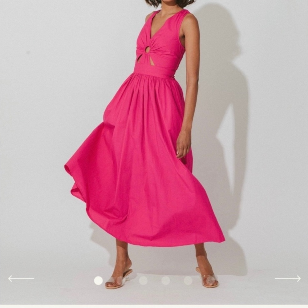 Cleobella Vibrant Pink Maxi Dress
